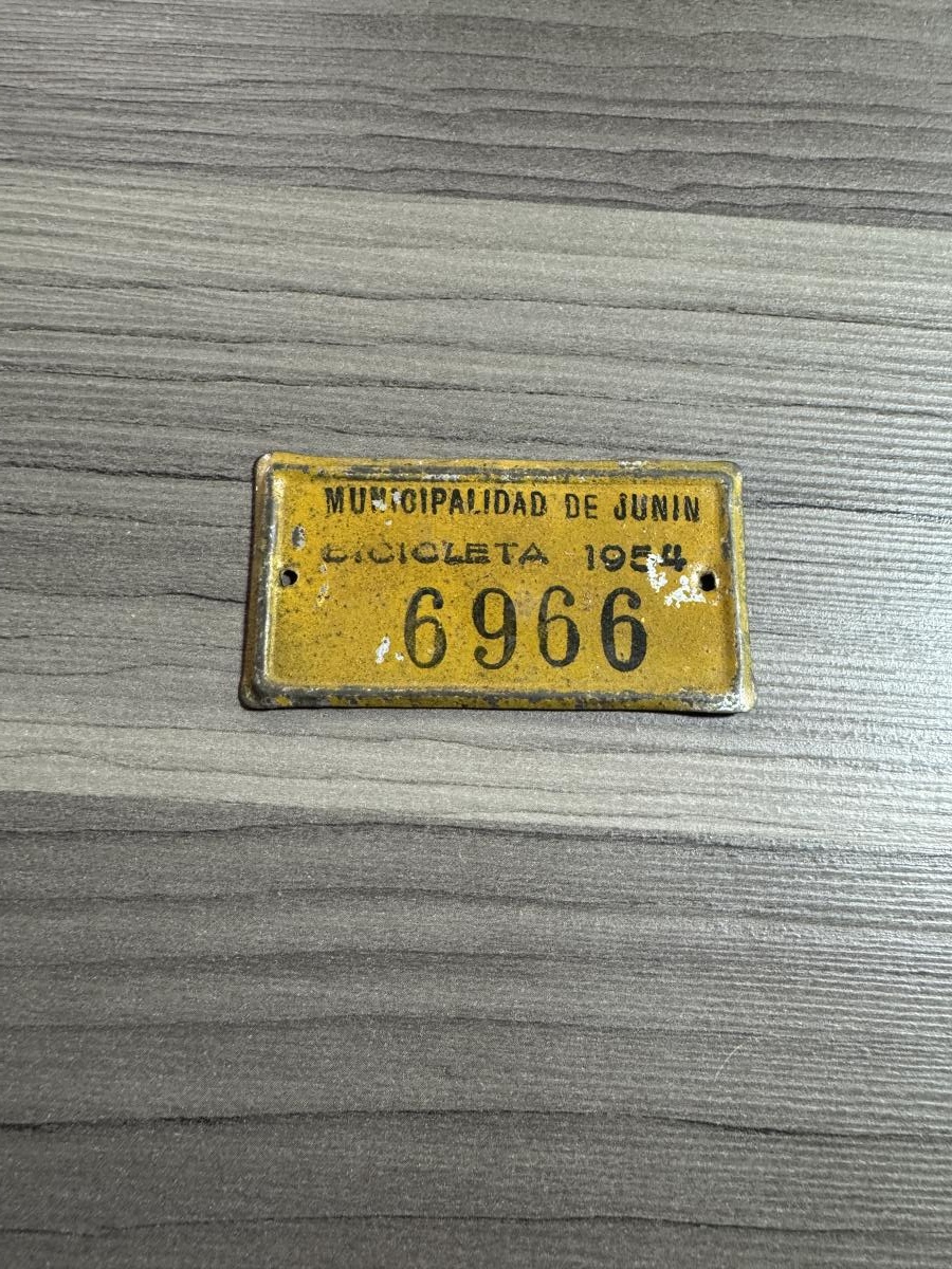 Patente Junin 1954