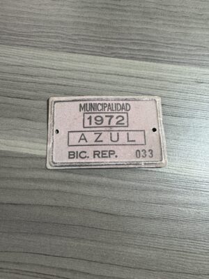 Patente Azul 1972