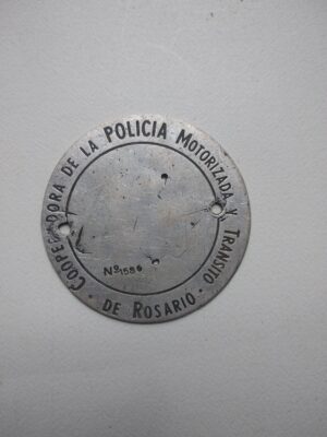 Chapa Policía Motorizada